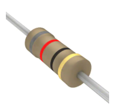 DIGI-KEY 82 OHM 5% 1/4W Axial Resistors (Pack of 10)