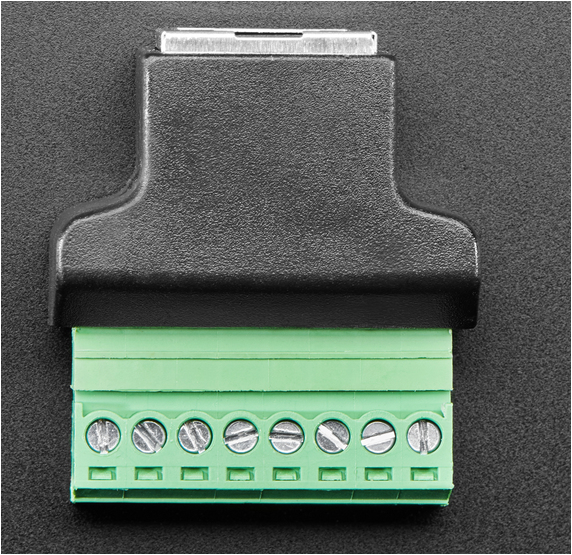 RJ-45 Terminal Block to Ethernet Socket Adapter – EcoRobotics