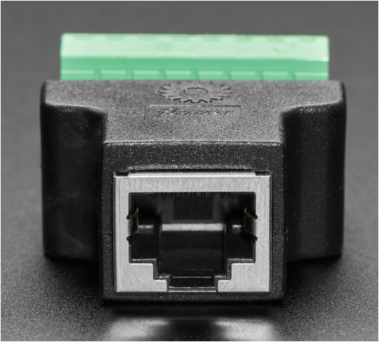 ADAFRUIT RJ-45 Terminal Block to Ethernet Socket Adapter
