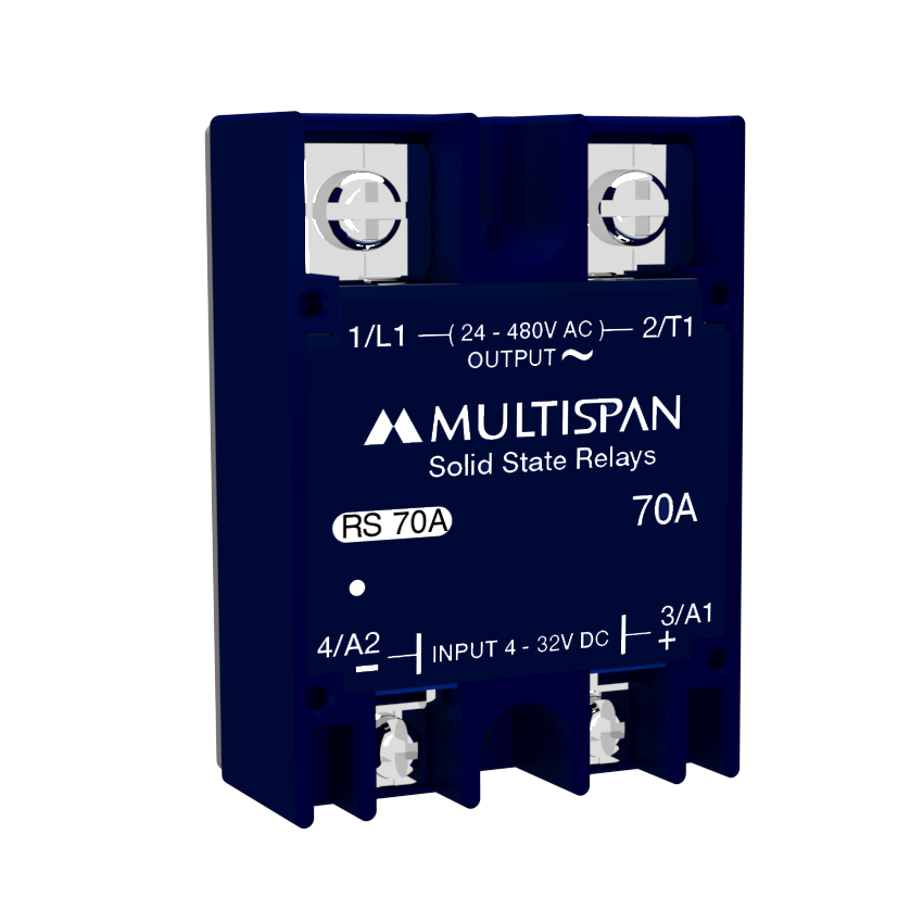 Rs Relay MULTISPAN RS-70A SSR Solid State Relay