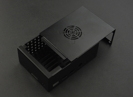 Metal Case with Heatsink & Fan For Raspberry Pi 4 Model B