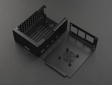 DFROBOT Metal Case with Heatsink & Fan For Raspberry Pi 4 Model B