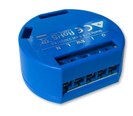 Shelly 1 WiFi Operated Relay Switch