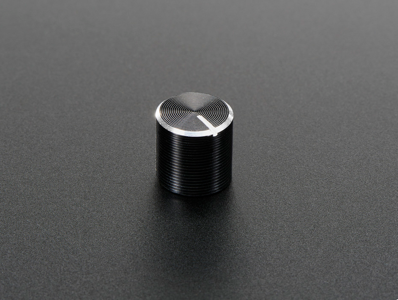 ADAFRUIT Slim Metal Potentiometer Knob - (10mm Diameter x 10mm) - T18