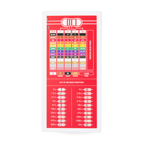 Resistor Kit - 1/4W (500 total)