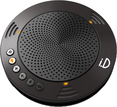 PEBL Bluetooth speakerphone for boardroom 1