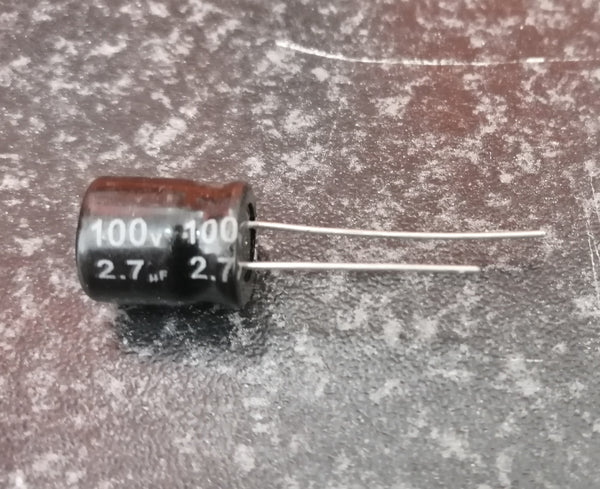 100V 2.7µF non Polarity Capacitor  (10pcs)