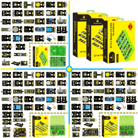 KEYESTUDIO Sensor Starter V2.0 Kit 37 in 1 Box for Arduino