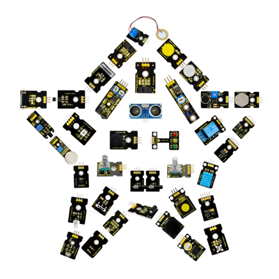 KEYESTUDIO Sensor Starter V2.0 Kit 37 in 1 Box for Arduino