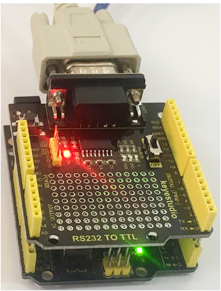 KEYESTUDIO RS232 to TTL Conversion Shield Compatible with Arduino