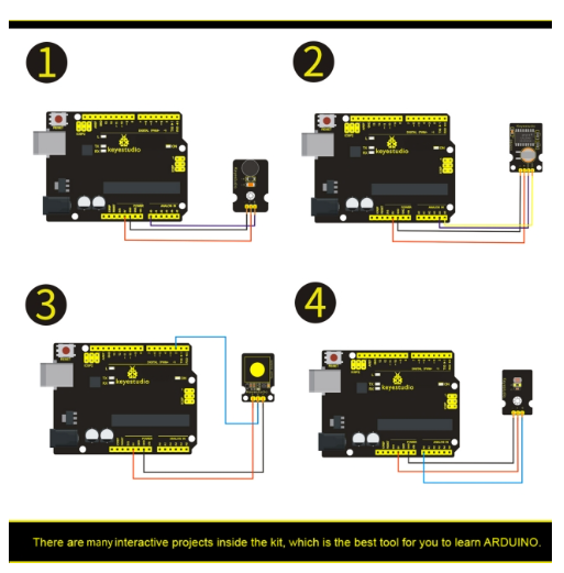 KEYESTUDIO Sensor kit with Arduino UNO R3