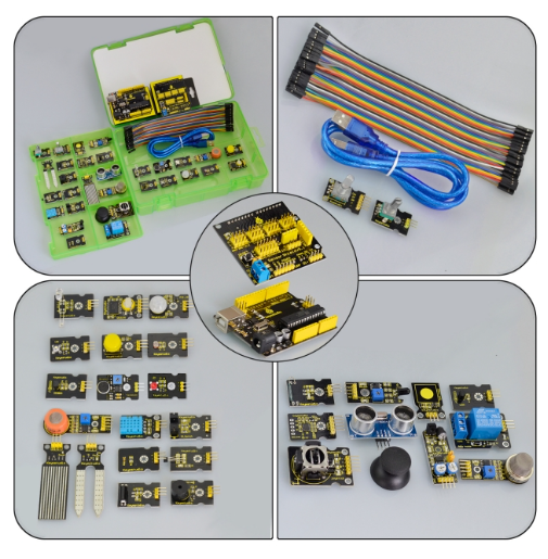 Uno R3 Arduino Sensor Kit KEYESTUDIO Sensor kit with Arduino UNO R3